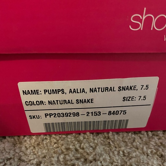 Snakeskin Booties (Never Worn!) - Picture 5 of 5